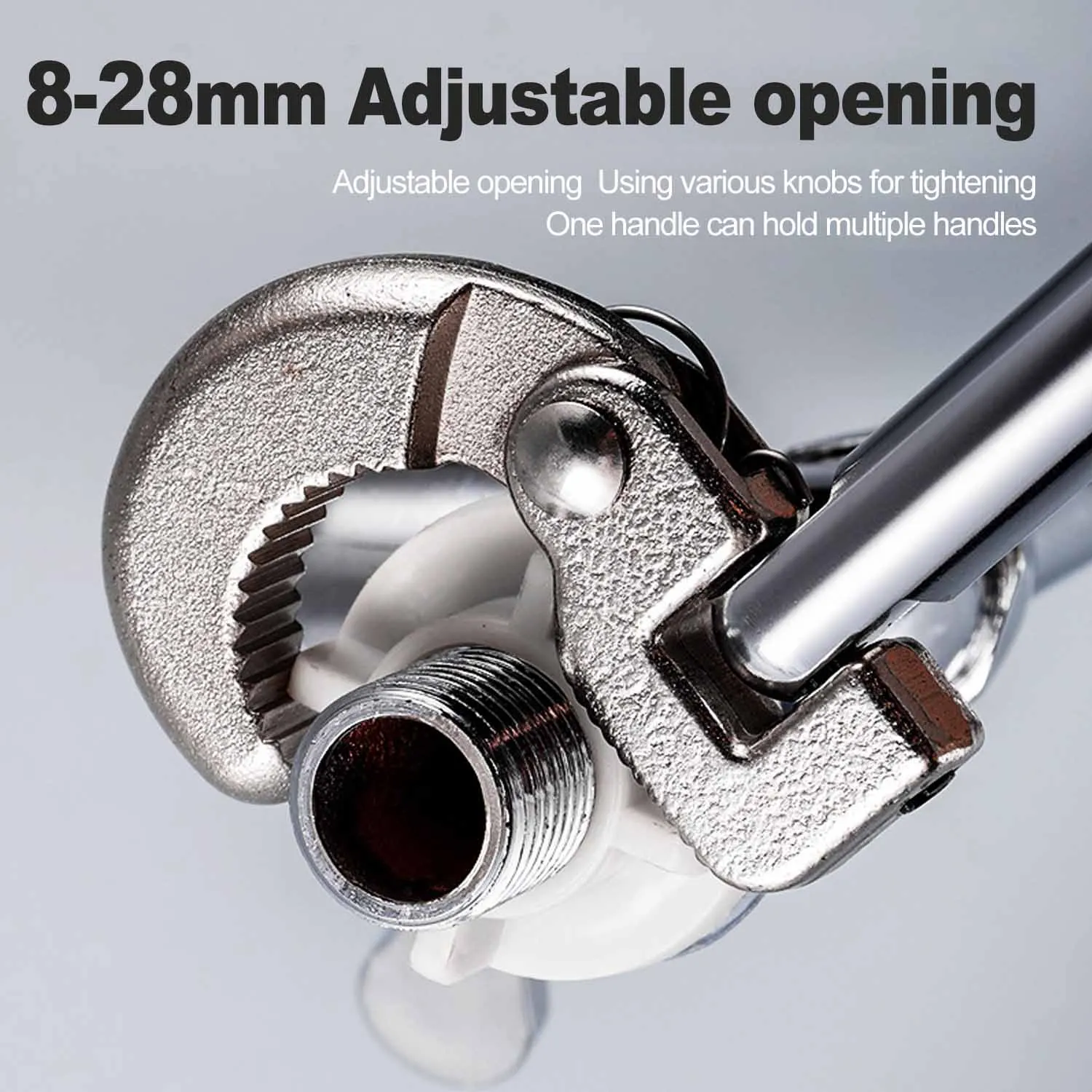 12inch Basin Wrench Sink Wrench for Fixing Back and Union Nuts Plumbing Applications Under Sink Sink Installation Bath Drains
