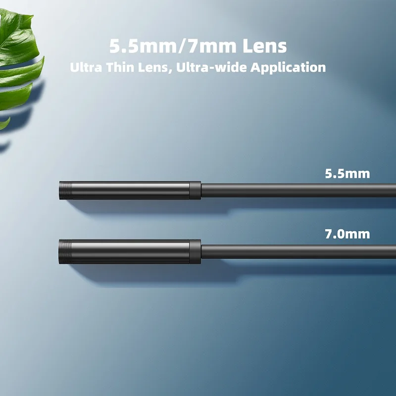 ENWOR Industrial Endoscope Camera IP67 Waterproof 5.5mm 7mm 3IN1 For Android Phones PC USB Endoscope Camera 6LEDs Adjustable