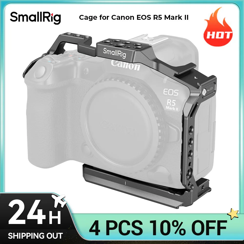 Small Rig Cage SmallRig Cage For Canon EOS R5 Mark II 4978 Canon R6 ...