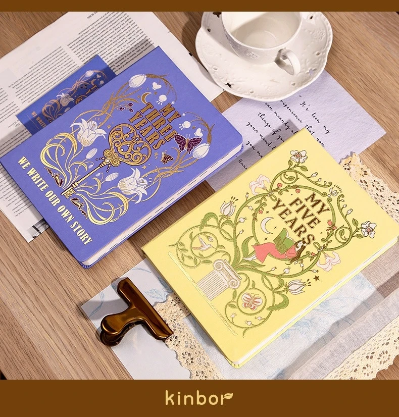 Bullet Journal Notebook Kinbor 3-5 Year Plan Collection 64g Illustration A5 Handbook