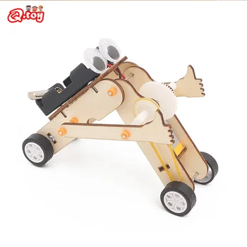 Fai da te come robot STEM Toys Technologia Science Kit di strumenti sperimentali Apprendimento educativo Giochi puzzle in legno per regalo per bambini