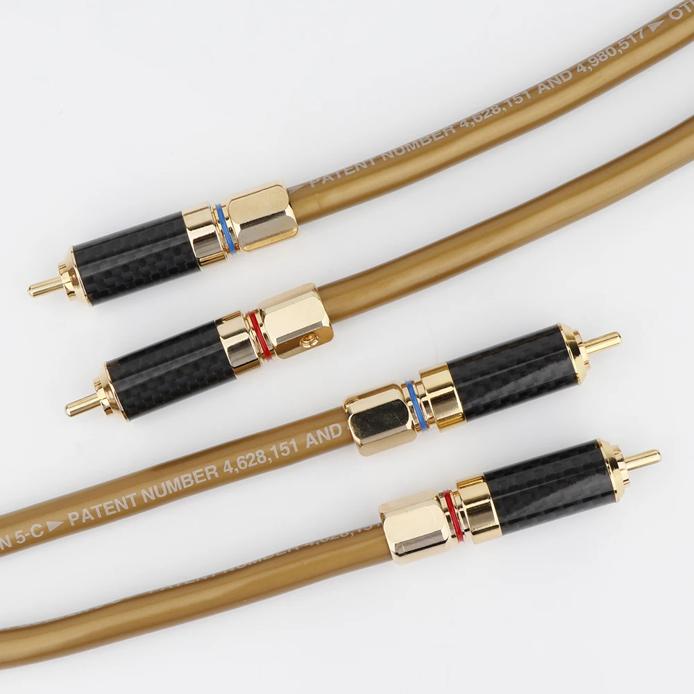 Progressive Audio Donizetti Silber RCA Kabel Mit Rhodium Furutech Steckern 7375375691