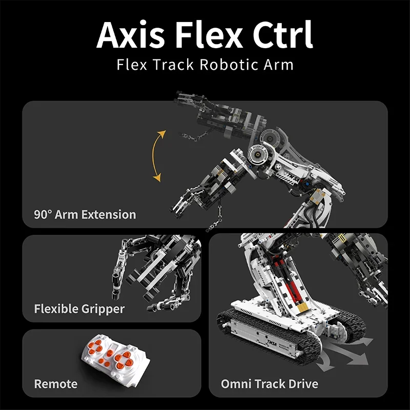 RC 기술 로봇 조립 블록 - MOC 도시 공학 차량 STEM DIY 조립 모델 장난감 어린이 선물