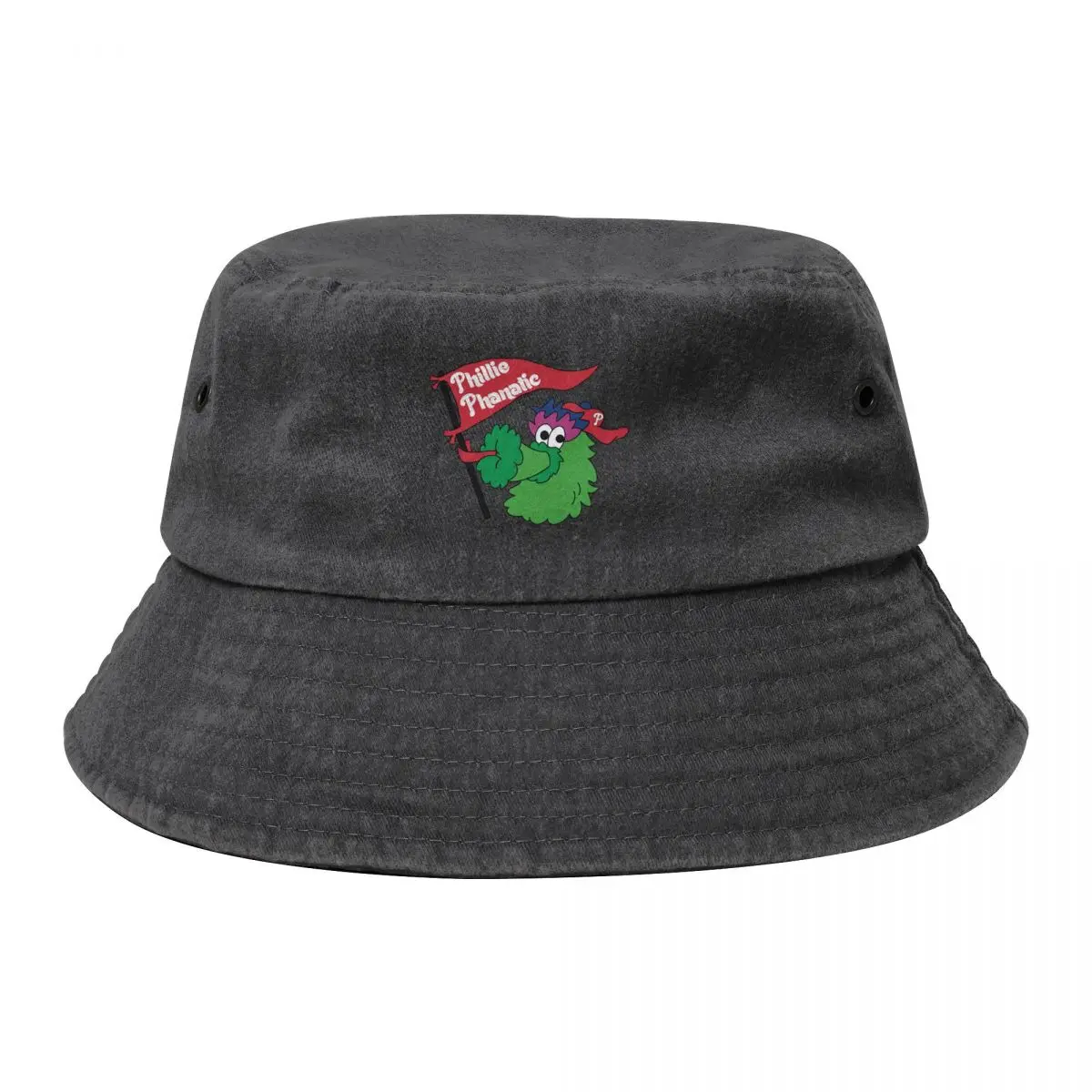 

PHILLIES PHANATIC MASCOT CARTOON LOGO Bucket Hat Sunscreen Horse Hat Hat Beach Women Caps Men's