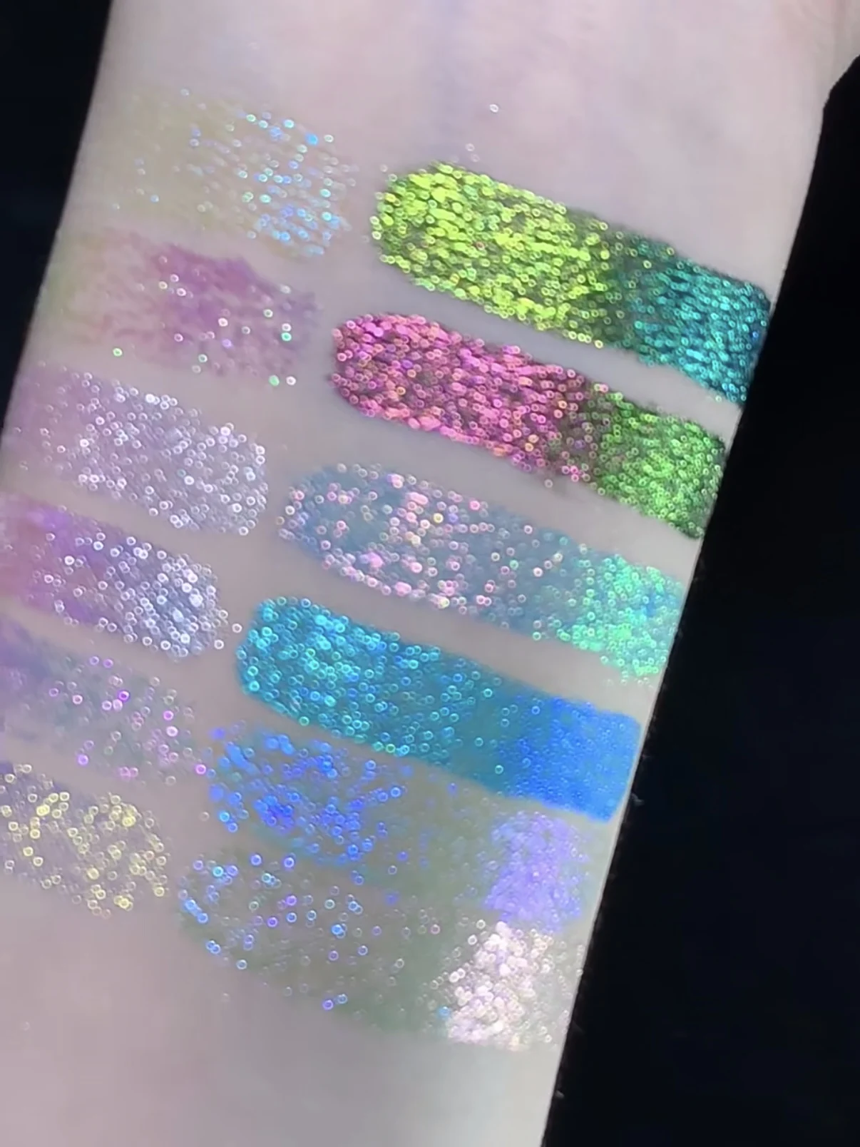 RMT Gitter Liquid Eyeshadow Pearlescent Chameleon Sparkling Glitter Sequins Waterproof Quick Drying Shimmer Long-Lasting 1.5g