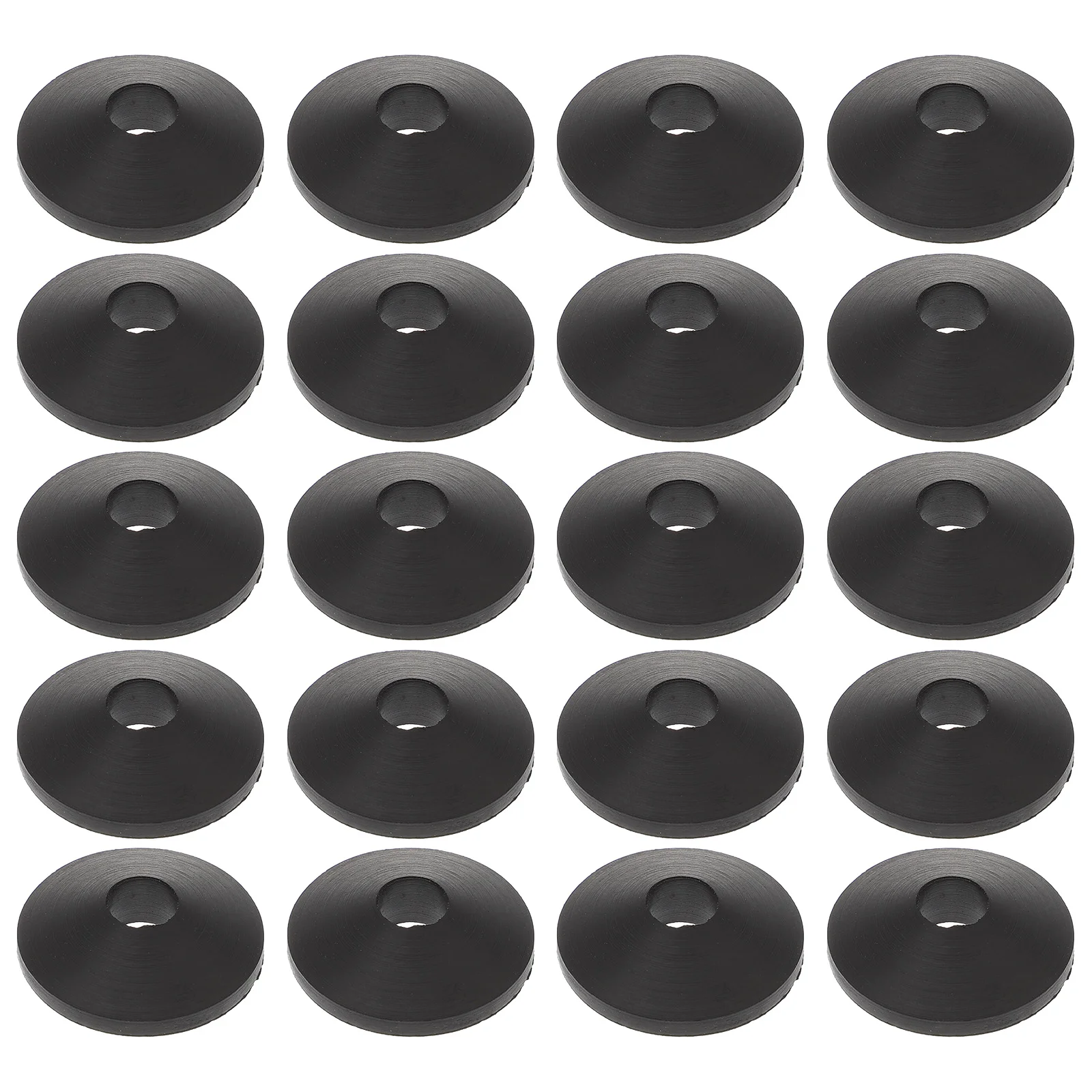 

20 Pcs Sealing Ring Rubber Washers for Bolts Toilet Tank Seals Oak Leak-proof Conical Screws