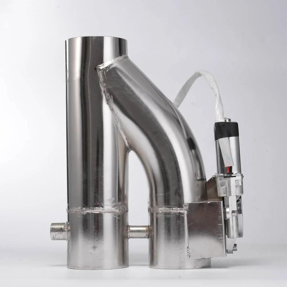 Patented Product 2"/2.25" / 2.5" / 3" Electric Exhaust Downpipe Cutout E-Cut Out Dual-Valve Controller Remote Kit EP-CUT007Y