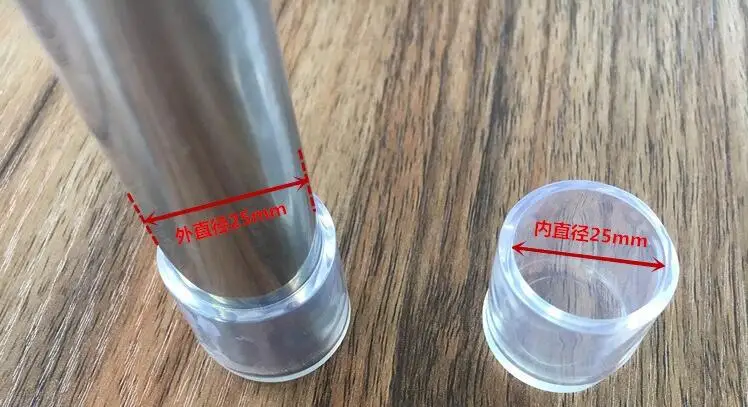 Прозрачные силиконовые накладки на ножки стула 4 штуки | AliExpress