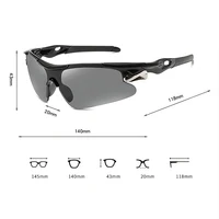 Lunettes de soleil de sport pour hommes, lunettes de vélo de route, lunettes de protection pour cyclisme de montagne, lunettes de soleil pour vélo vtt, RR7427 5