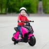 HOMCOM 6V Kids Electric Pedal Motorcycle Ride-On Toy Battery Powered Motorbike