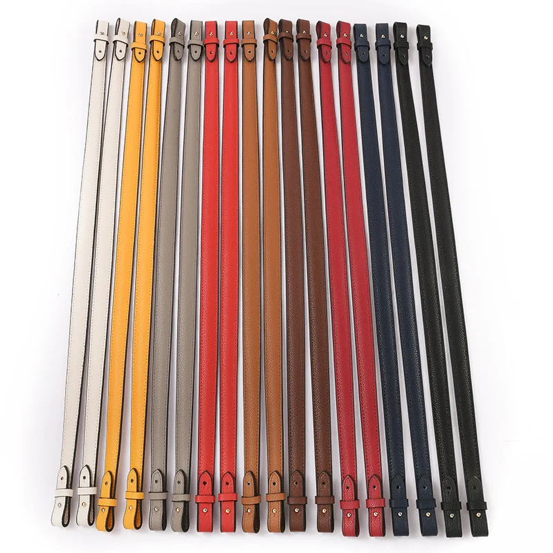 Accessories For Straps Bag Shoulder Strap Colorful First Layer Cowhide Generous Luxury 67cm Bags Strap Armpit Replacement Belt