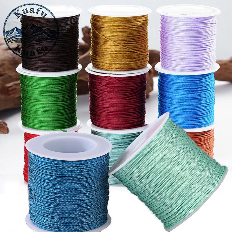 Nylon Braided Cord Thread for DIY Crafts and Jewelry Making