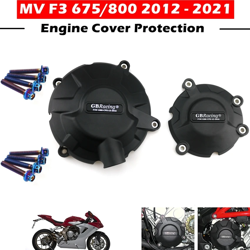 Motorcycles Engine cover Protection case For Case GB Racing For MV AGUSTA F3 675 & 800 2012-Engine Covers Protectors motorcycle engine cover engine cover protector
