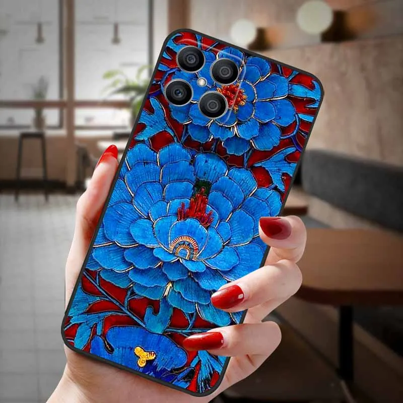 Чехол-накладка из мягкого ТПУ с рельефным 3d-рисунком для Honor X8 2022 дюйма, противоударный чехол для Honor X 8 TFY LX1 LX2 LX3 (art.: 3920bc3ebacf6) - 3920bc3ebacf6
