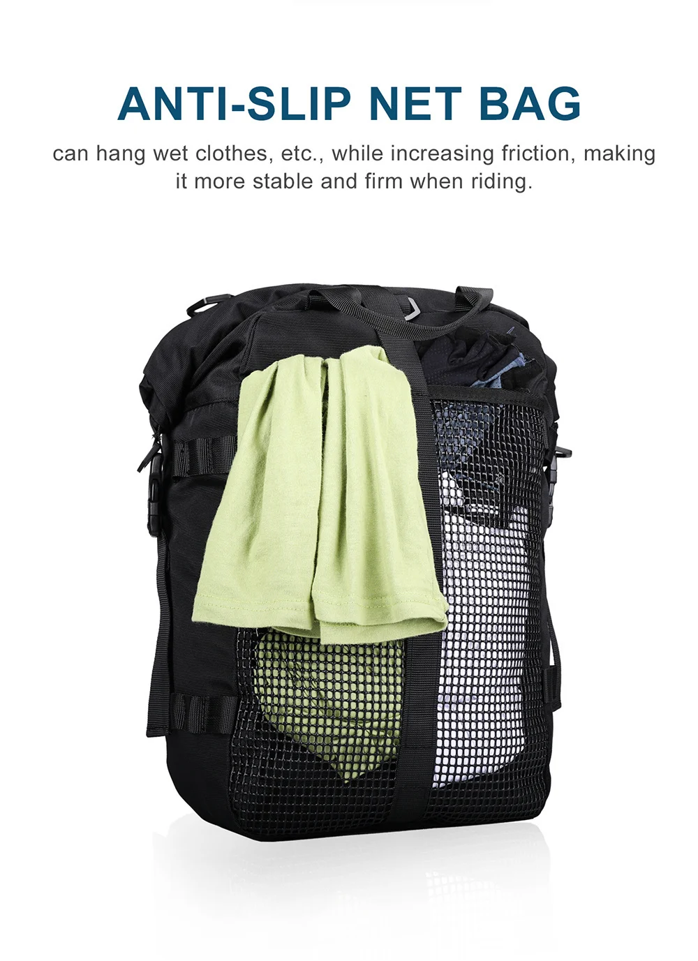 Sacoche arrière de vélo, sac isotherme de 10 L, sac de rangement étanche, sac de rangement pour