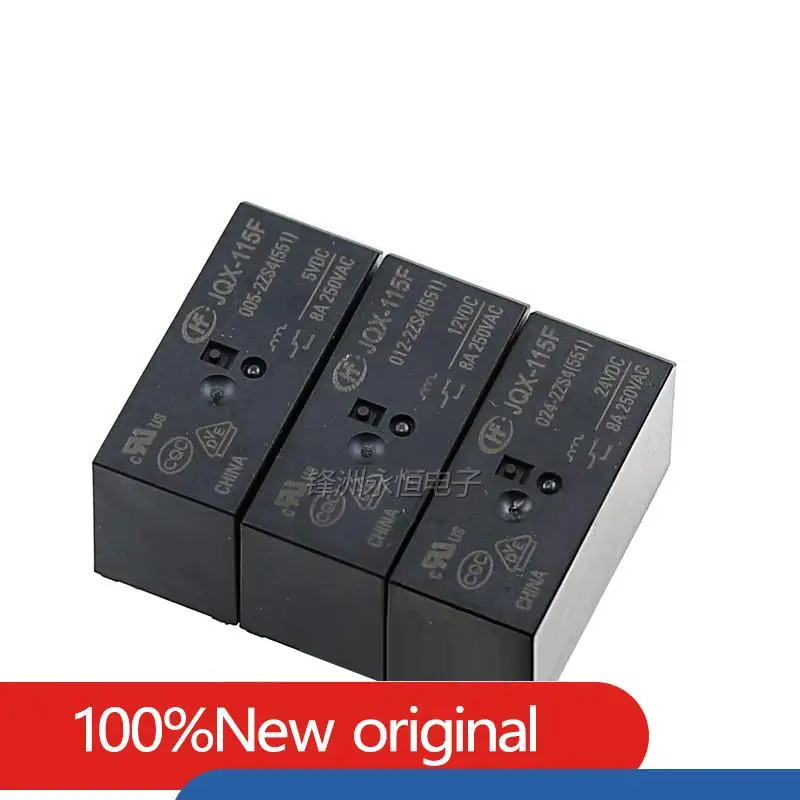 

Реле HF JQX-115F- 005 012 024 048-2ZS4 8PIN 8A 250VAC 5V 12V 24V 48V реле
