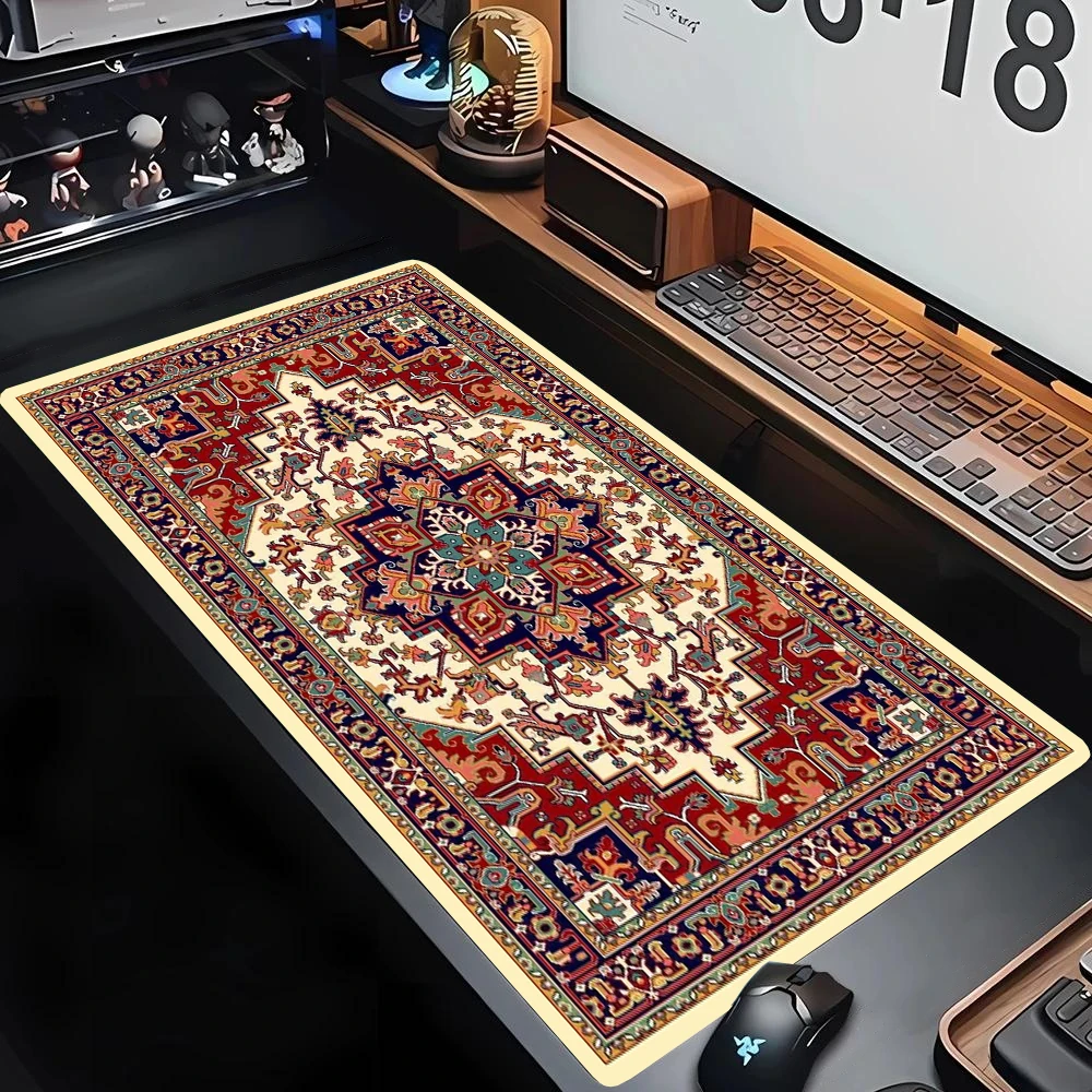 Luxury XXL Persian-Style Desk Mat - Premium Large Office Mouse Pad and Gaming Surface