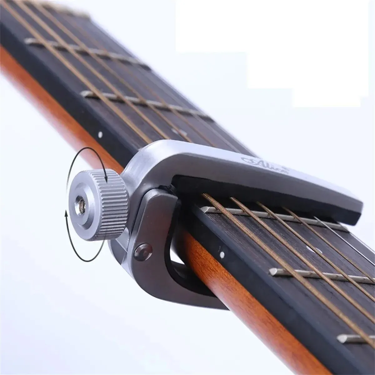 Guitar Capo Alice Adjustable Roller Metal Quick Change Tune for Electric Acoustic Guitar Bass Violin Ukulele