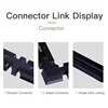 1M 0.5M LED Track Light Rail 2 Wire Electrified Rail With Spots Led Track Lamp for Clothing Store Home Lighting Rails Spotlight 3