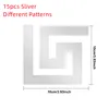 15pcs Silver 10X10
