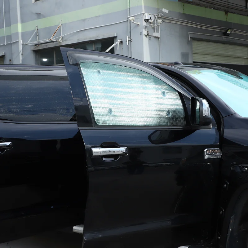 For Toyota Tundra 2007-Aluminum Foil Silver Car Front Windshield Full Window Glass Sun Protection Parasol Car Accessories