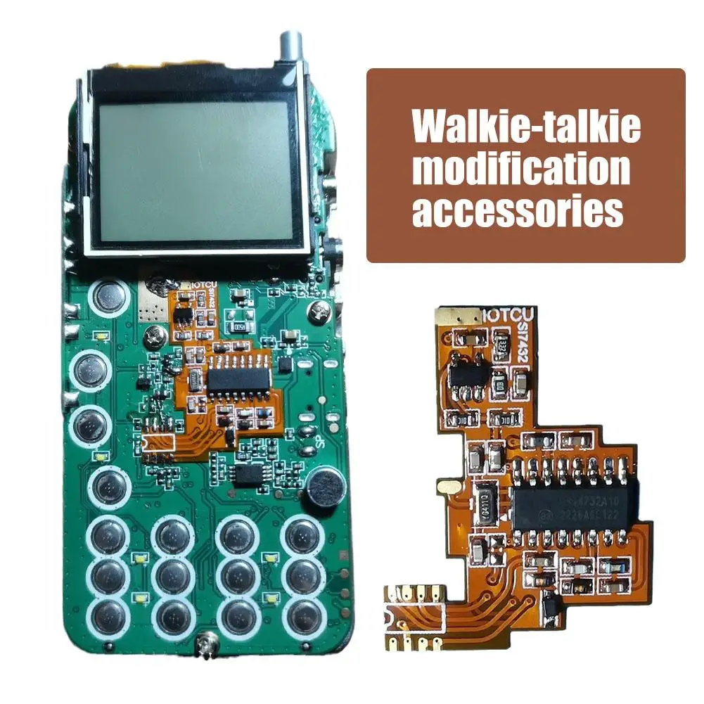 

1set Si4732 Chip And Crystal Oscillator Component Modification Module For Uvk5/k6 V2 Fpc Version For Quansheng Uv-k5 Access D6k7