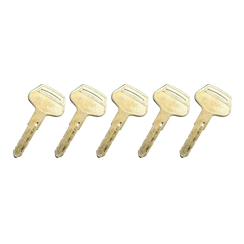 7Pc 256255 Pc-7 Ignition Keys Copper Key Compatible With Komatsu Excavator -7 Special