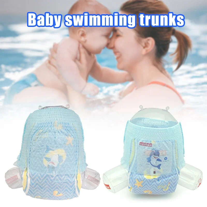 

5PCS Baby Disposable Swimming Pants Waterproof Diaper Leak Proof Pull-up Pants Baby Diaper Swimming Pool Exclusive
