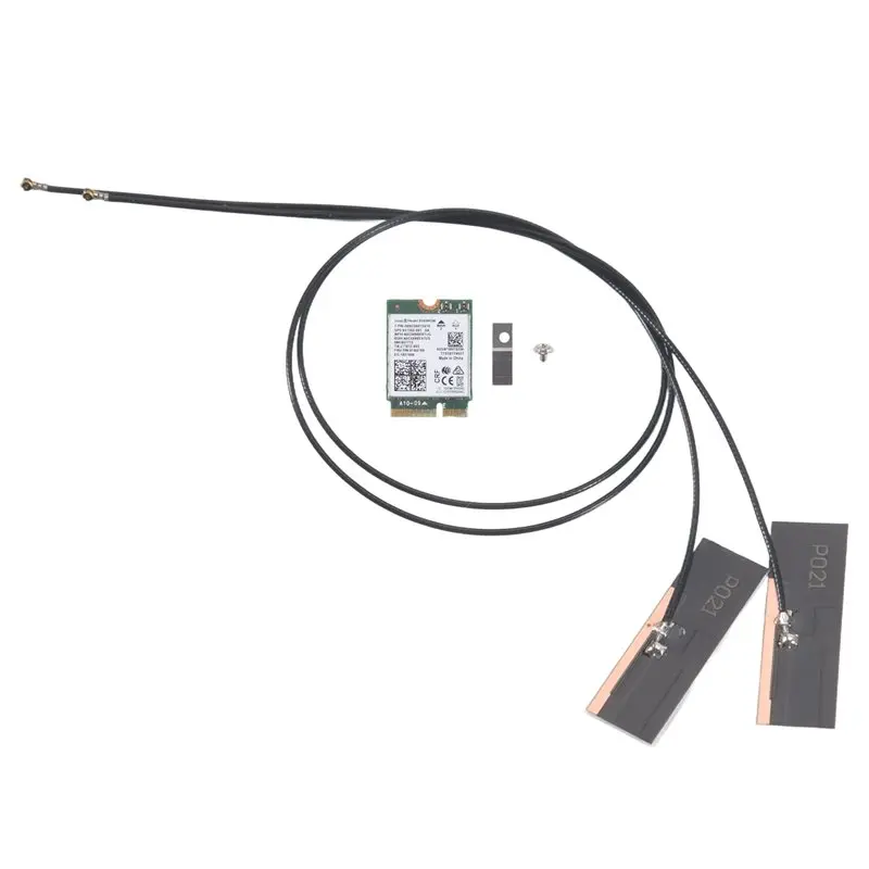 A01E-9560NGW Wifi 카드+안테나 1730Mbps 무선 AC 9560 듀얼 밴드 2.4G+5G BT 5.0 802.11Ac M.2 CNVI 9560NGW 무선 어댑터