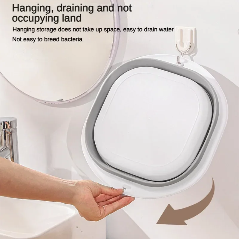 Folding Wash Basin Multi-purpose Lightweight Hanging Collapsible Basin for Camping Sink and RV Sinks Cleaning Tool folding wash basin,collapsible wash basin,foldable wash basin
