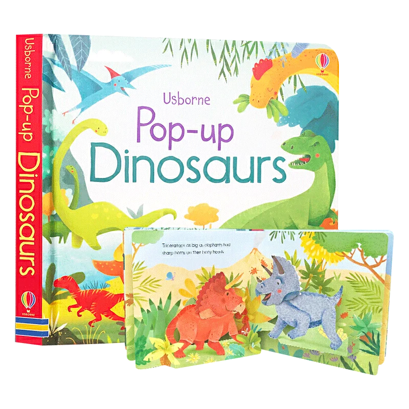 

Usborne Pop Up Dinosaurs,Children's books aged 3 4 5 6, English picture books, 9781409550334