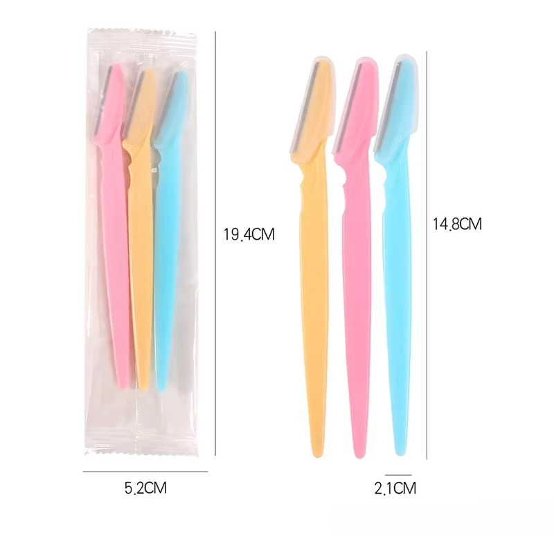 Eyebrow Razor and Facial Razor for Women Multipurpose Exfoliating Dermaplaning Tools with Precision Cover Safety eyebrow razor