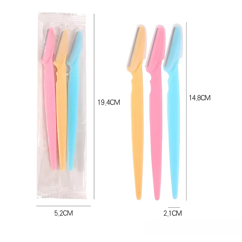 Eyebrow Razor and Facial Razor for Women Multipurpose Exfoliating Dermaplaning Tools with Precision Cover Safety Beauty Useful