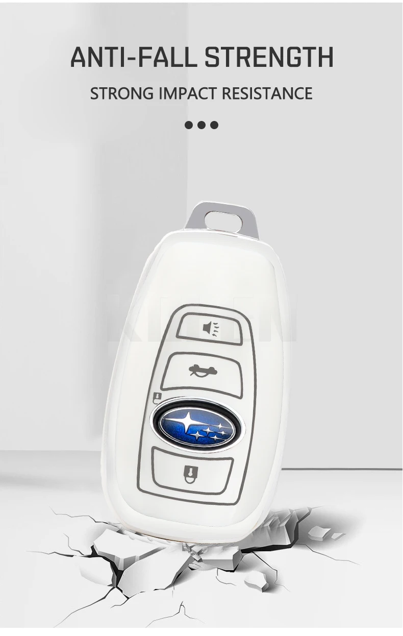 Nuovo TPU Car Key Case Cover Shell per Subaru Forester XV Outback BRZ WRX STI Legacy Impreza Crosstrek Protector Fob accessori 13 Nuovo TPU Car Key Case Cover Shell per Subaru Forester XV Outback BRZ WRX STI Legacy Impreza Crosstrek Protector Fob accessori - S53fe5af7dff343ec960685b26bb5e277a