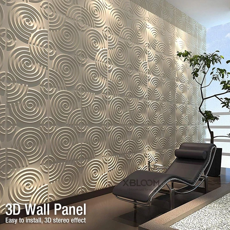 30x30 Cm 3d Tile Panel Mold Plaster Wall Decoration 3d Wall Stickers Living Room 3d Wallpaper