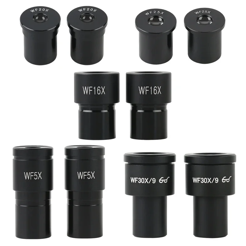 Microscope Eyepiece Stereoscopic Microscope Eyepiece 2pcs/set Biological Microscope Eyepieces
