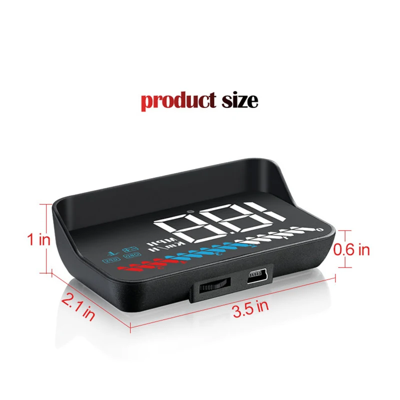 M7 Auto Hud OBD2 GPS HUD  ÷, EOBD ڵ   ӵ ,    ׼