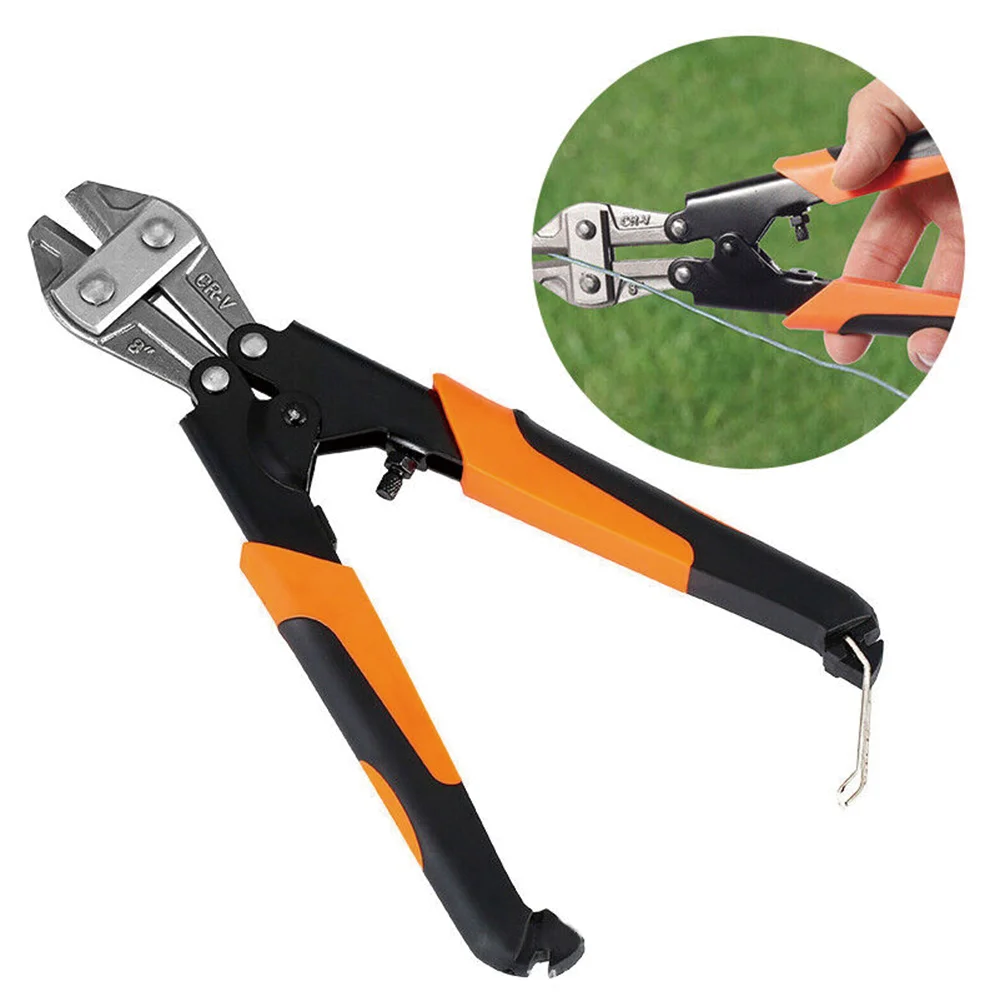 

8 inch Multi-function Bolt Cutter Pliers Alloy Steel Rope Scissors Wire Cable Cutters Chains Jaw Cutting Tools for Electrical