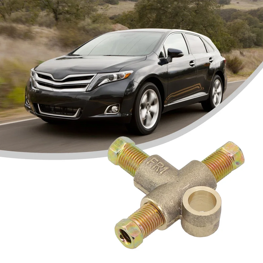 Brake Pipe Fittings Kits UNF 24 TPI 3/16 Pipe With 3 Male Nuts 3 Way Accessories Equipment Long Union