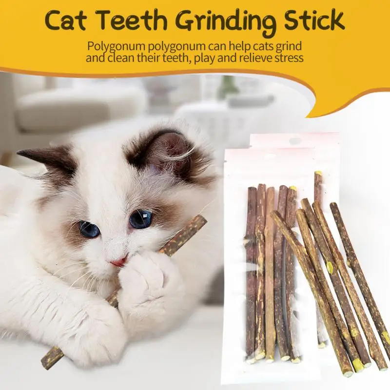 Cat Molar Stick Cleans Teeth Catnip Pure Natural Self healing Stick Cat