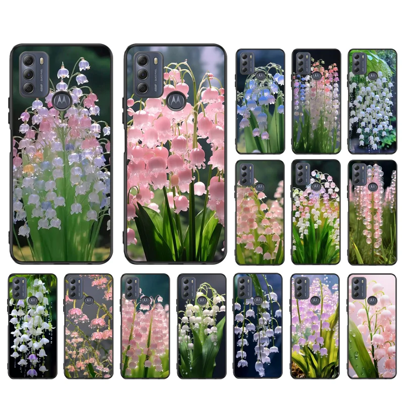Custodia Per Telefono Lily Of The Valley Flower Per Moto E32 E32S E20 E40 E7 Plus Edge 40 30 Ultra Neo 20 Lite G13 G9Plus Gpure Gstylus