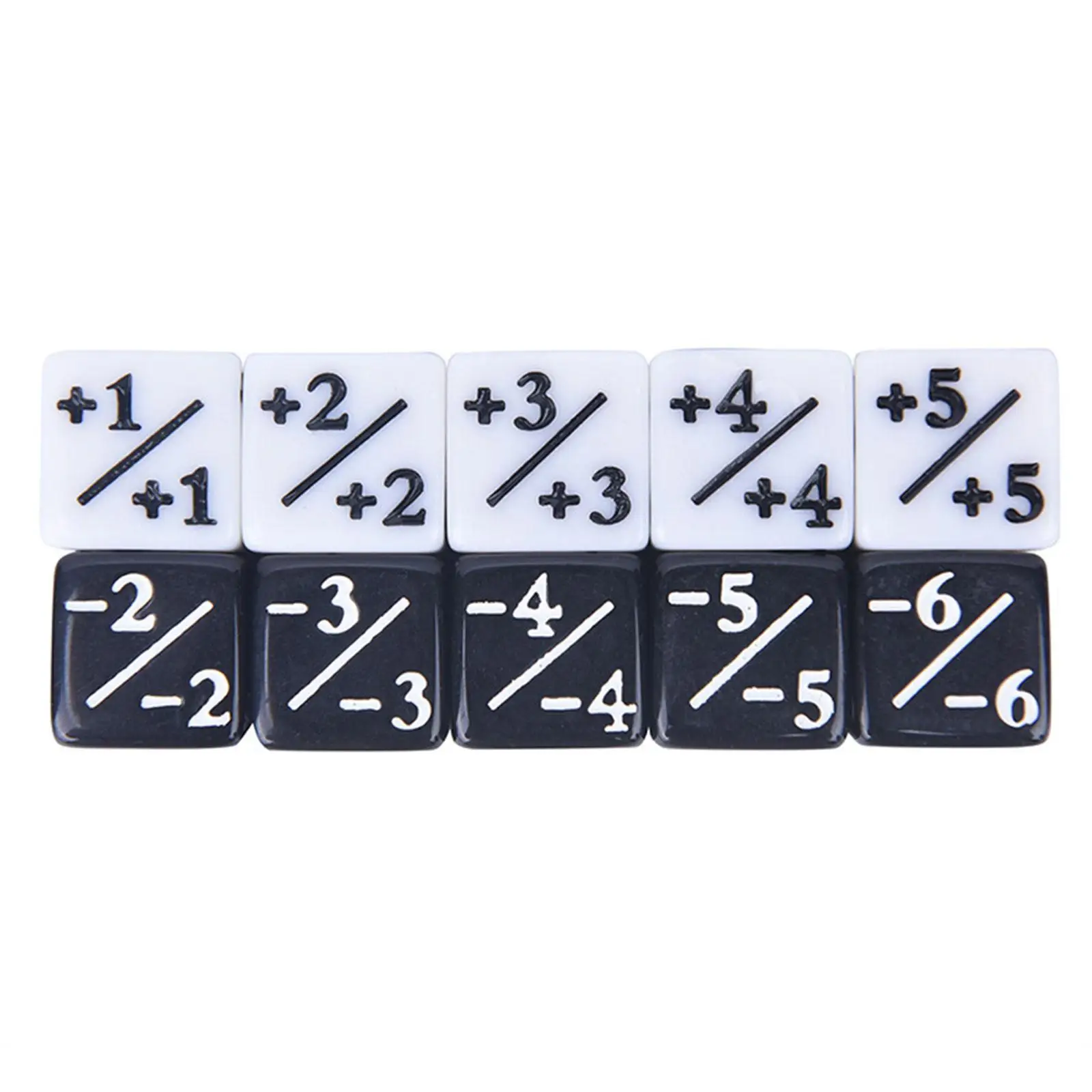 24Pcs Counter Token Dice D6 Six Sided Dice Set for Party Supplies Kids Toys