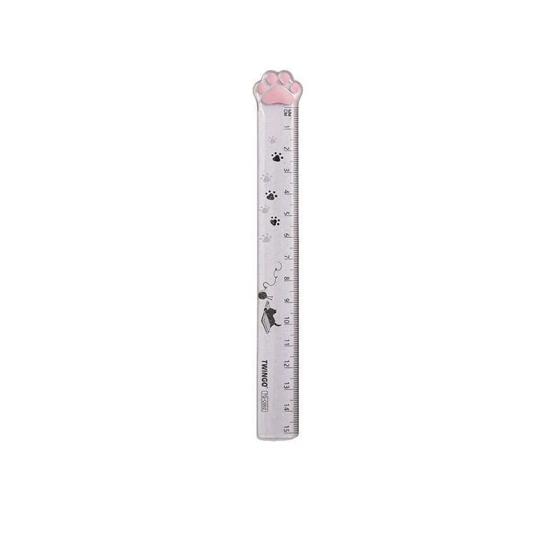 1 Pcs Cute Ruler Acrylic Ruler Peach Sakura Straight Ruler Small Ruler  Centimeter Measuring Ruler Journal Ruler - AliExpress