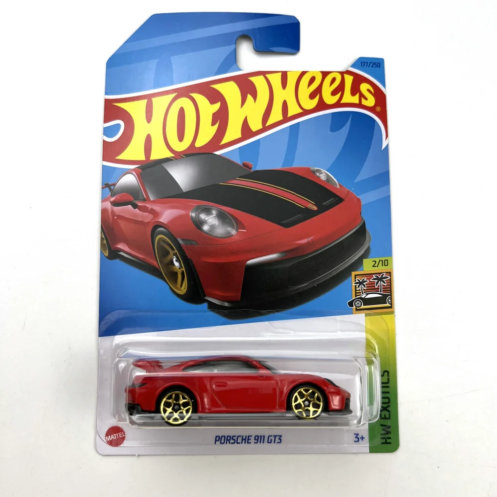 

2023-177/2022-199 Hot Wheels Cars PORSCHE 911 GT3 1/64 Metal Diecast Model Collection Toy Vehicles