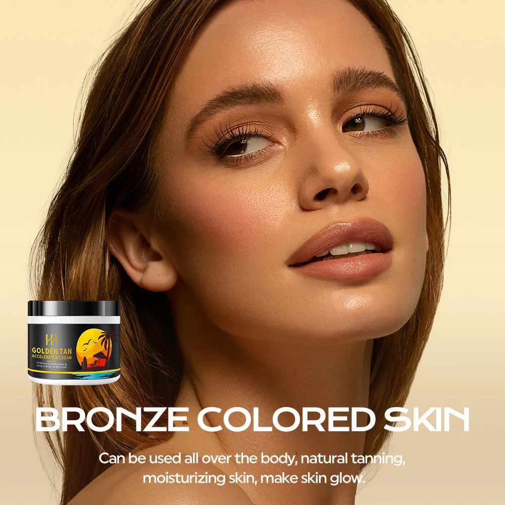 Golden Black Acceleration Cream Body Sun Free Bath Moisturizing Skin Facial Self Tanners Blackening Cream