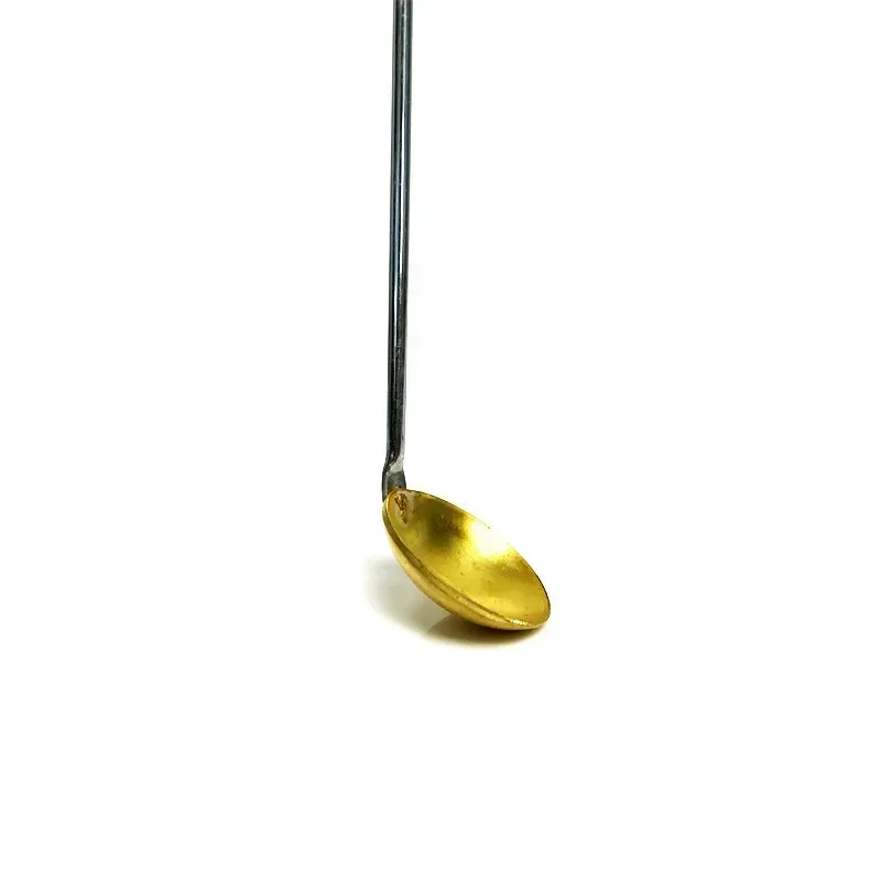Copper Burning Spoon Long Handle Laboratory Heating Spoon for Sintering Furnace School Instrument Chemical Combustion Reaction brass heating lamp