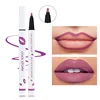 Liquid Lipliner Pencil Long Lasting Lips Cosmetic Tool Matte Soft Lip Liner Stick Quick Drying Smudge Proof Natural Lipstick Pen 6