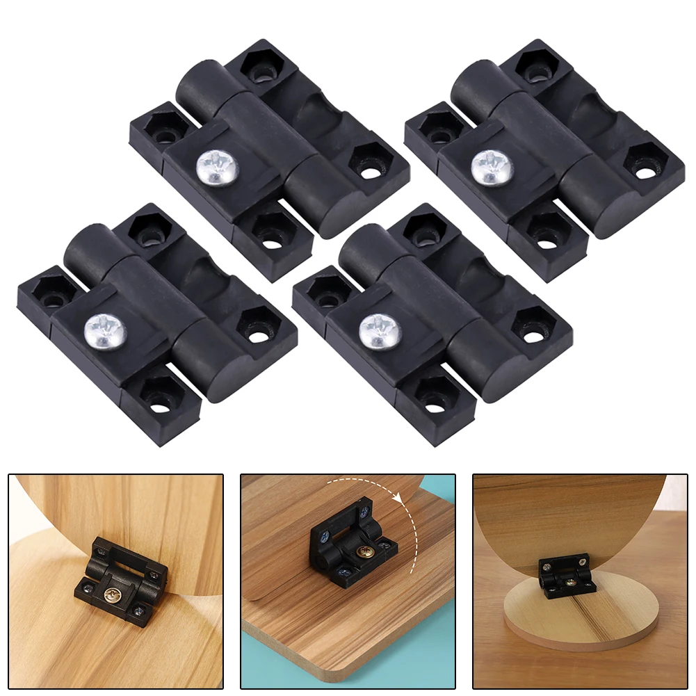 

4pcs Adjustable Damper Buffering Hinge Adjustable Torque Hinge Position Control Stop Clamshell Door Hinge