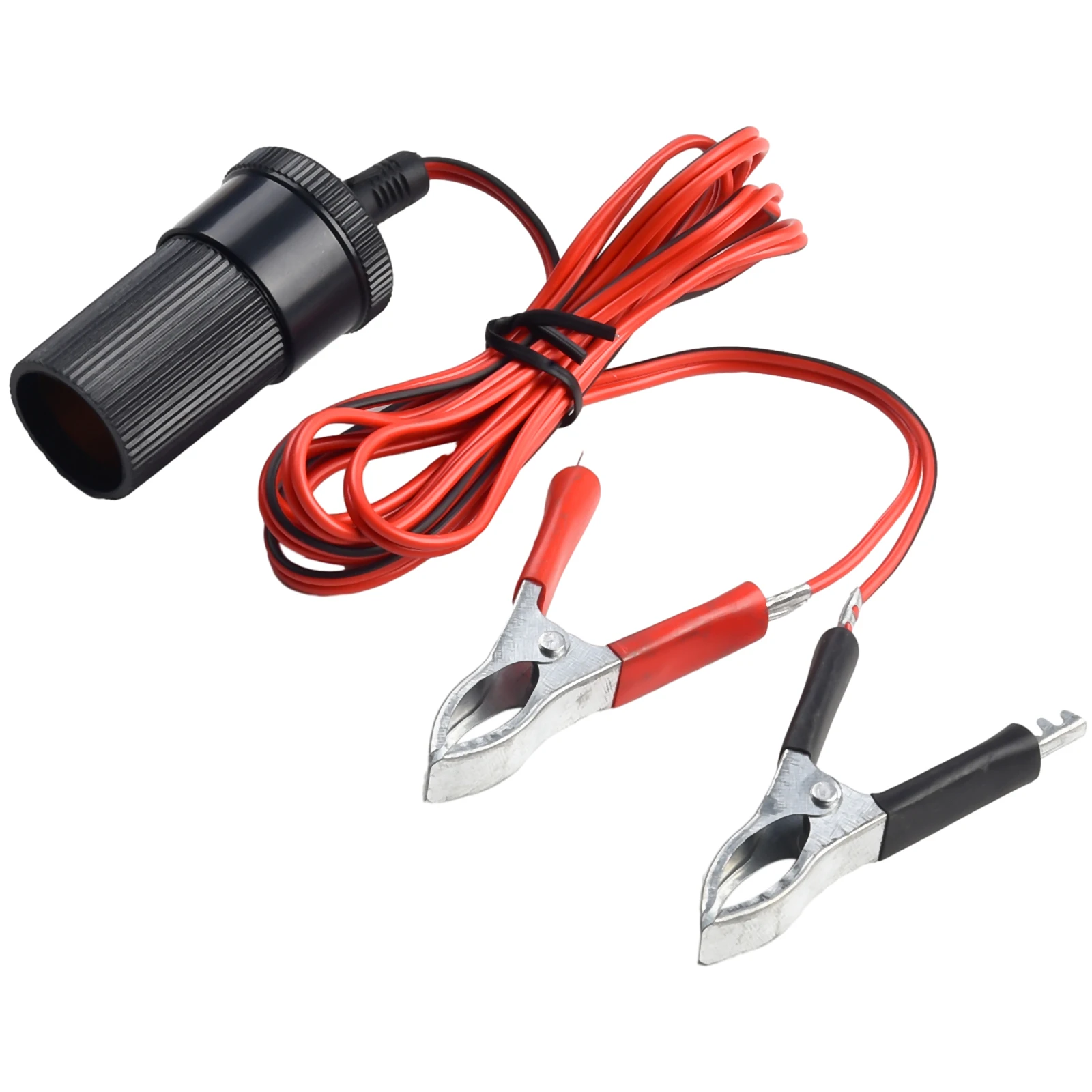 

Clips Car Battery 12 Volt Cigar Lighter Socket Cable 12V Adapter Car Cigar Lighter Socket For Car Brand New Hot Sale