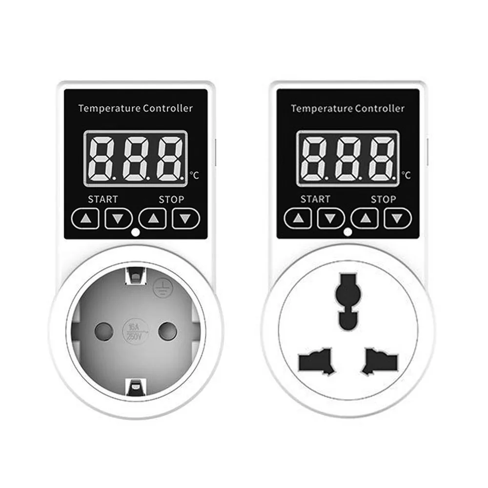 Termostato Acuario Controlador De Termostato De Temperatura Digital Y Regulador | Cuotas Termostato Enchufe